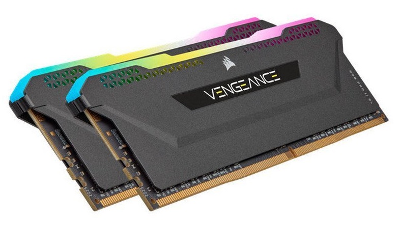 Memria RAM Corsair Vengeance RGB PRO SL DDR4 16GB (2x8GB) 3200MHZ Preto 1